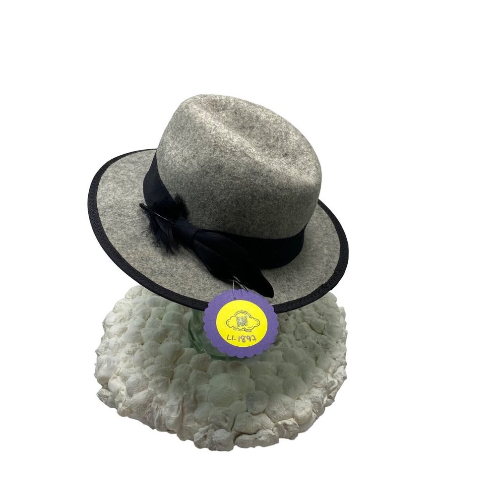 Handmade Gray Wool Rancher - Picture 5 of 10